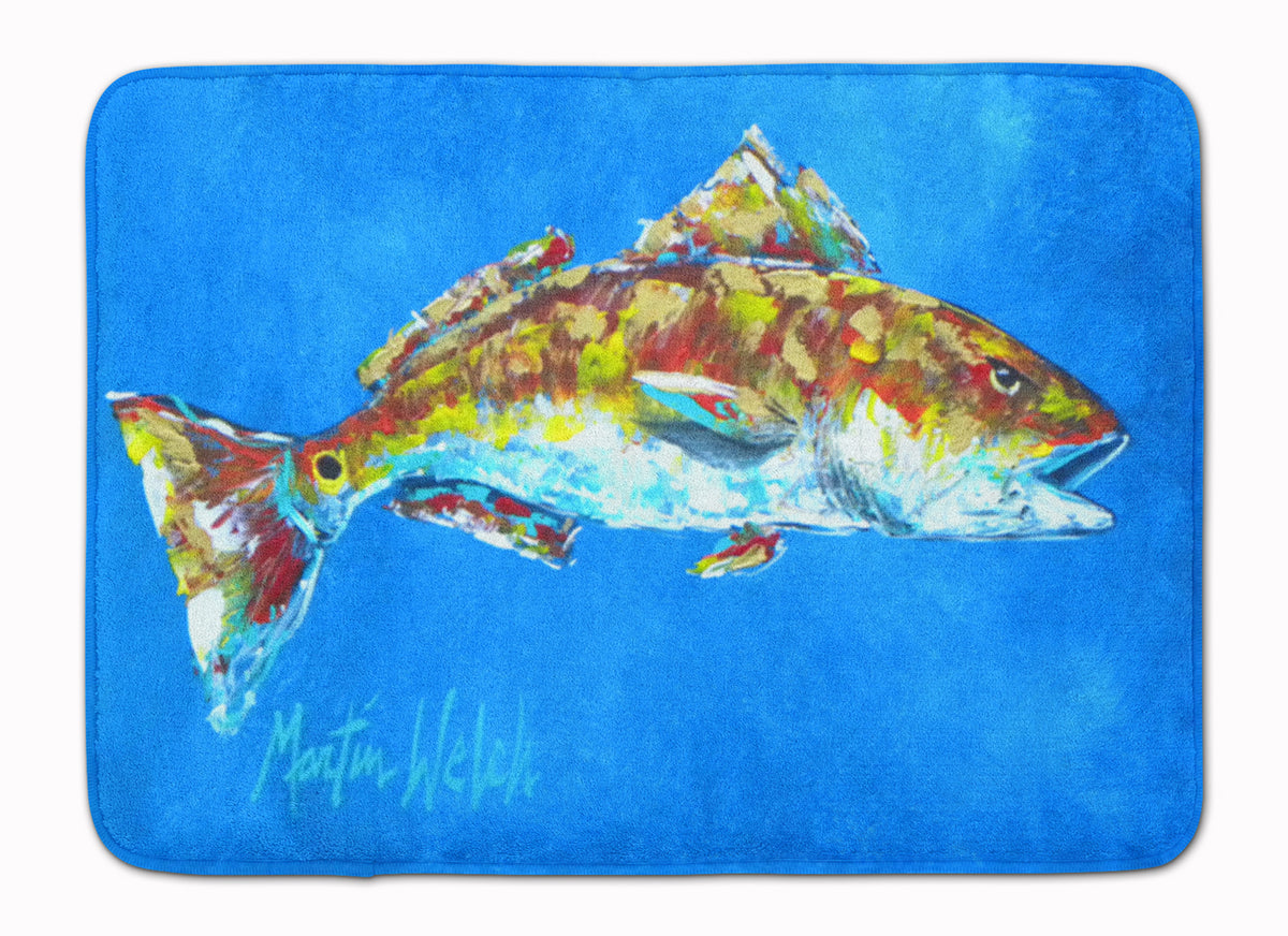 Fish - Red Fish Seafood Two Machine Washable Memory Foam Mat MW1098RUG - the-store.com