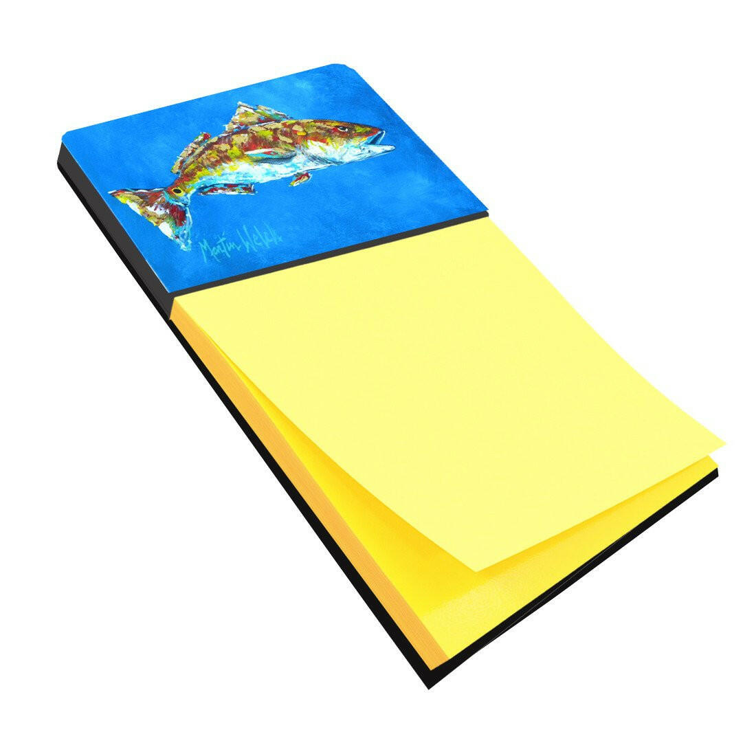 Fish - Red Fish Seafood Two Refiillable Sticky Note Holder or Postit Note Dispenser MW1098SN by Caroline's Treasures