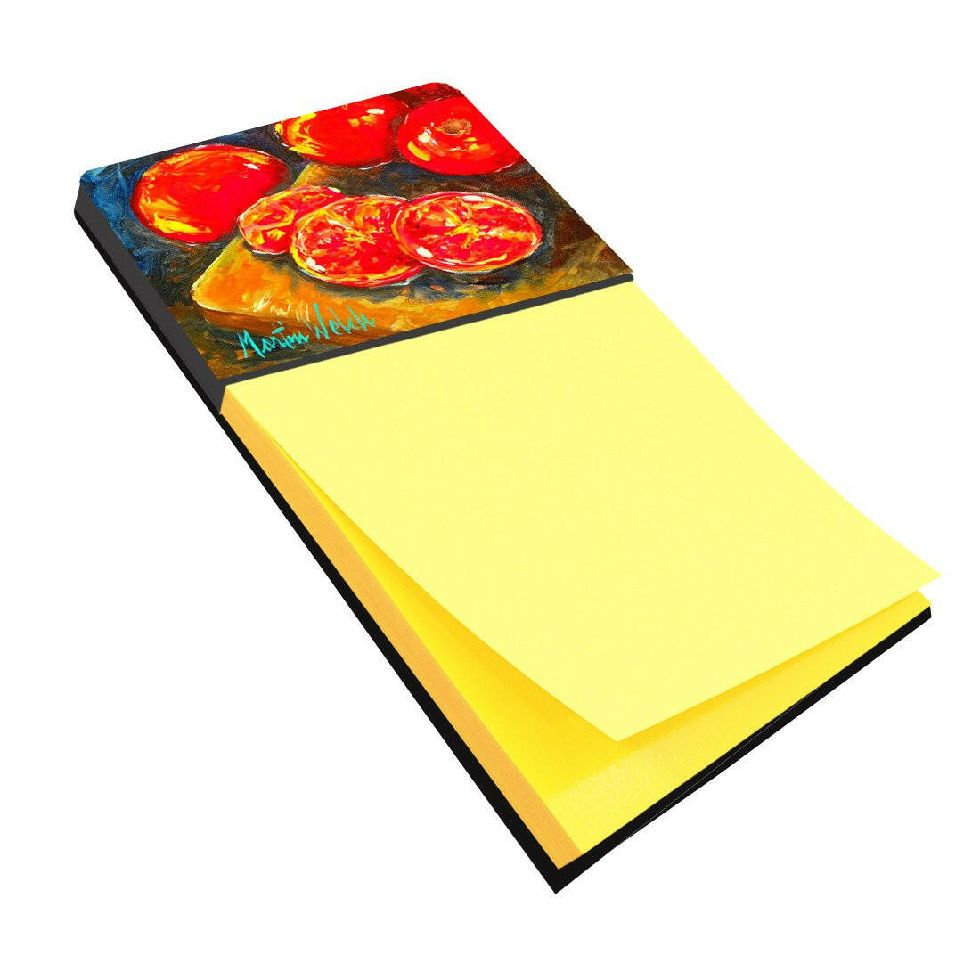 Vegetables - Tomatoes Slice It Up Refiillable Sticky Note Holder or Postit Note Dispenser MW1099SN by Caroline&#39;s Treasures
