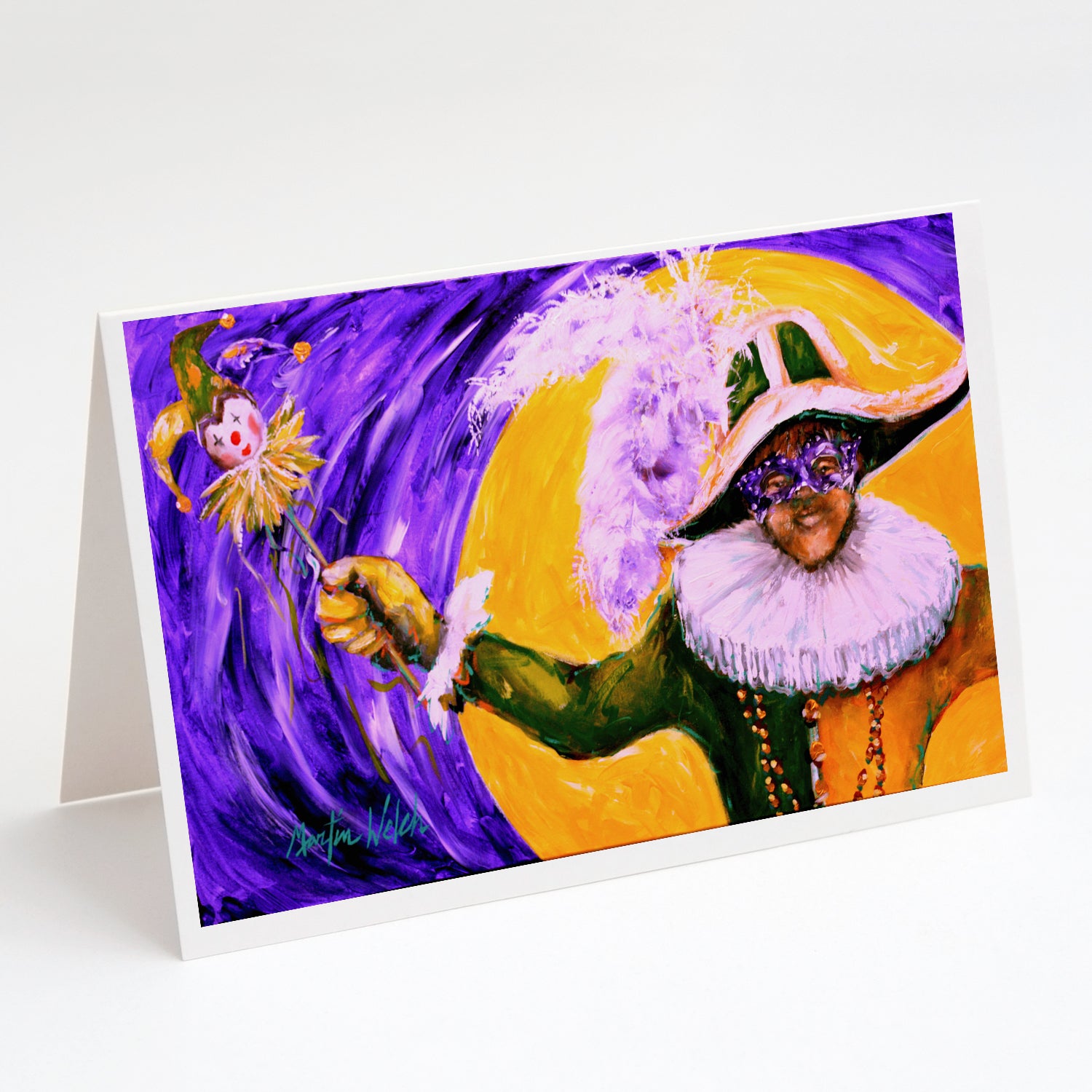 Buy this Mardi Gras Hey Mister Greeting Cards Pack of 8