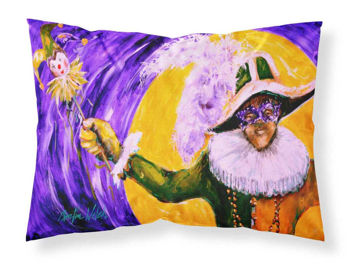 Mardi Gras Hey Mister Moisture wicking Fabric standard pillowcase by Caroline&#39;s Treasures