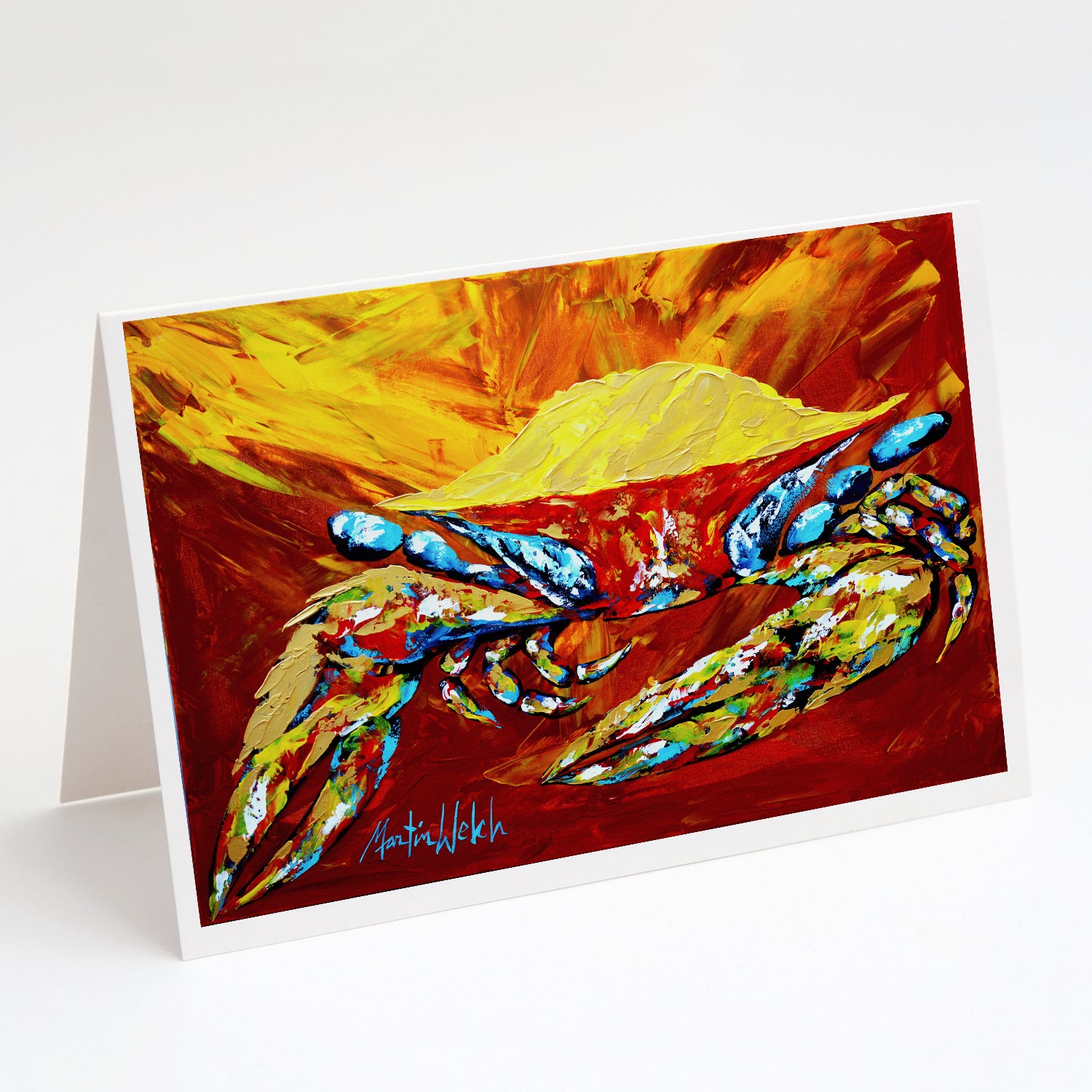 Buy this Crab Buster Brown Greeting Cards Pack of 8