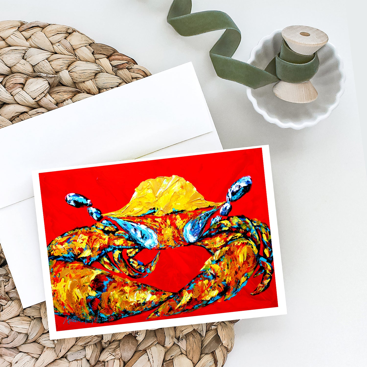 Crab Fat and Sassy Greeting Cards Pack of 8