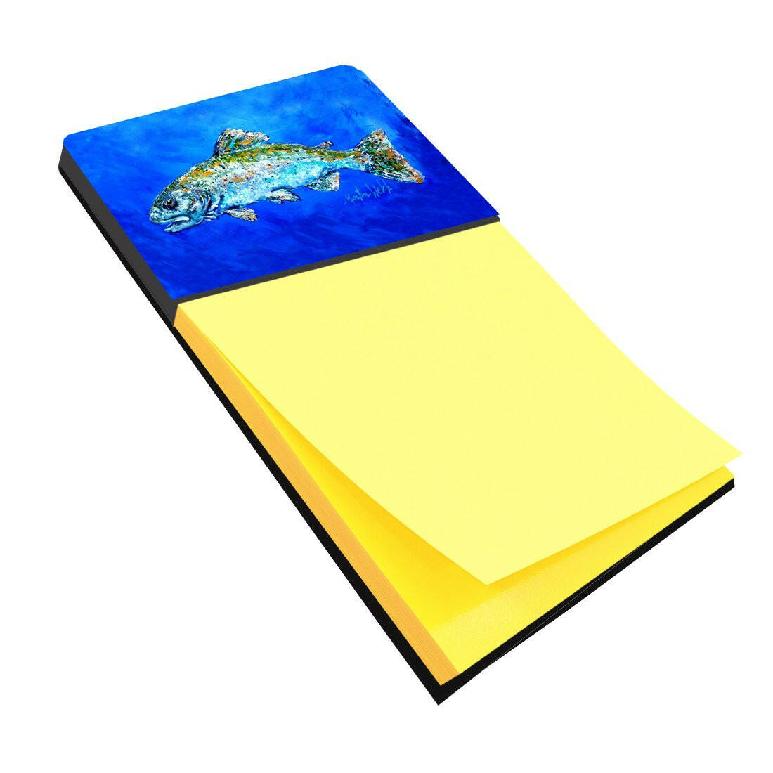 Fish Headed Downstream Refiillable Sticky Note Holder or Postit Note Dispenser MW1124SN by Caroline's Treasures