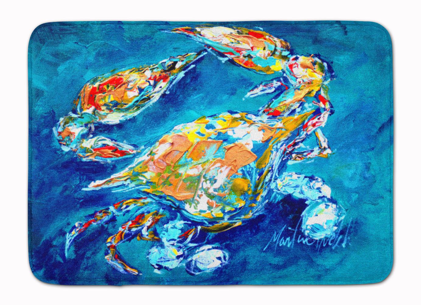 By Chance Crab Machine Washable Memory Foam Mat MW1153RUG - the-store.com