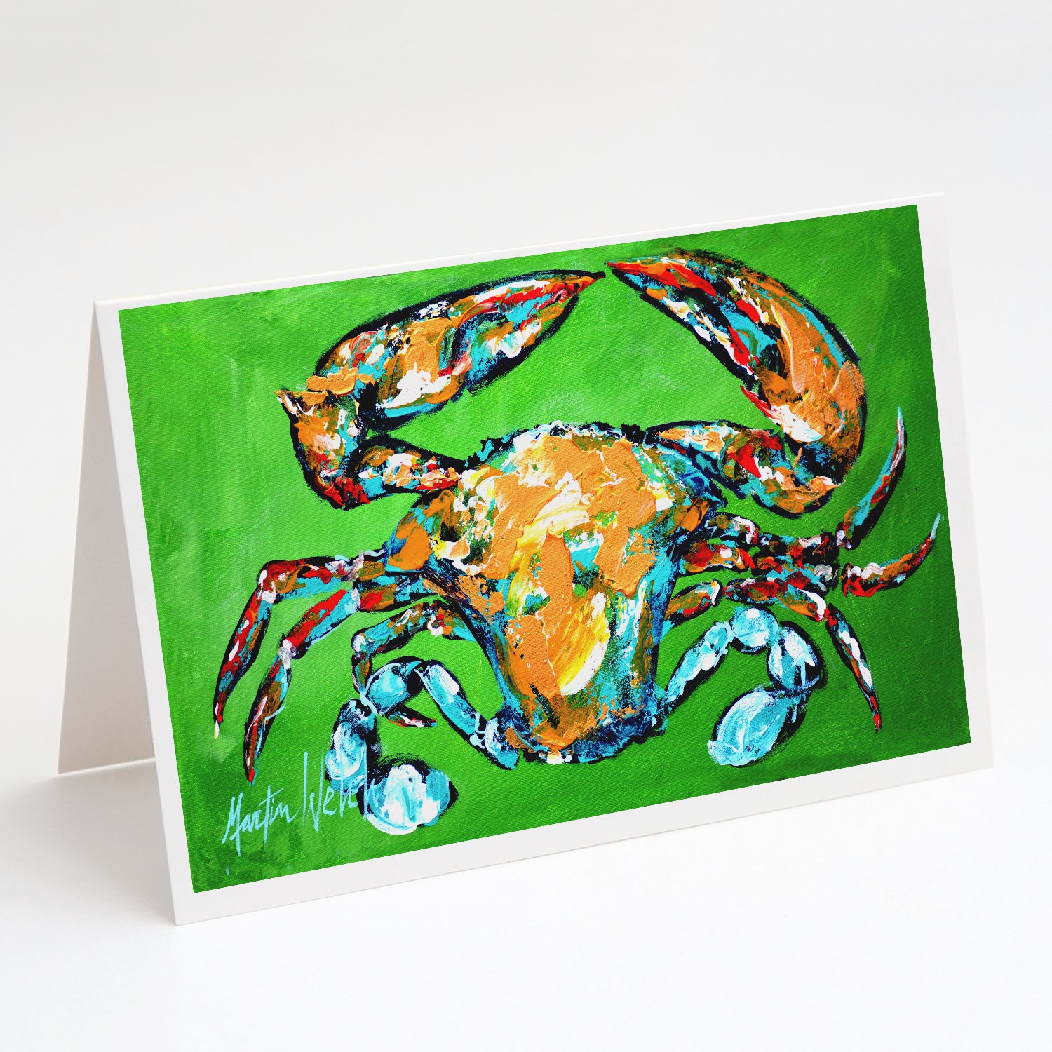 Buy this Wide Load Crab Greeting Cards Pack of 8
