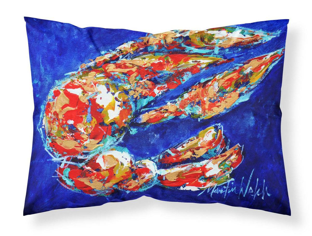 Craw Momma Crawfish Moisture wicking Fabric standard pillowcase by Caroline&#39;s Treasures
