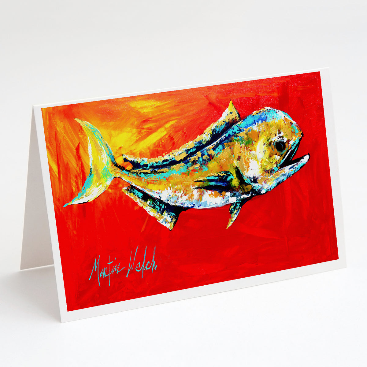Buy this Danny Dolphin Fish Greeting Cards Pack of 8