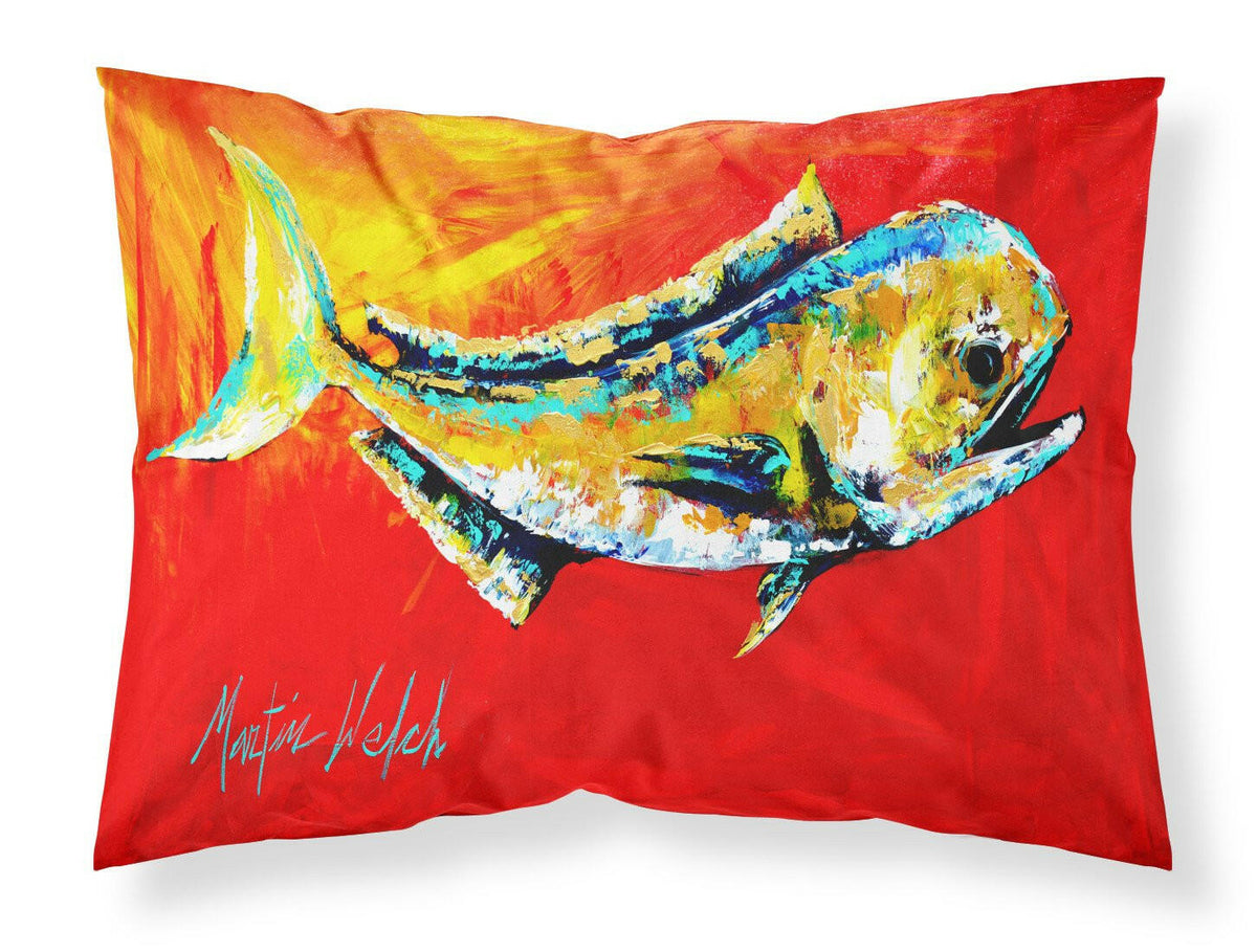 Danny Dolphin Fish Moisture wicking Fabric standard pillowcase by Caroline&#39;s Treasures