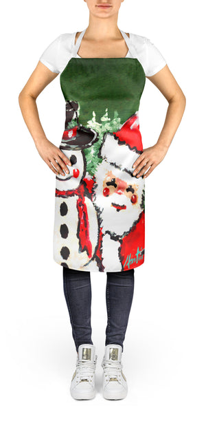 Frosty and Santa Claus Apron MW1167APRON - the-store.com