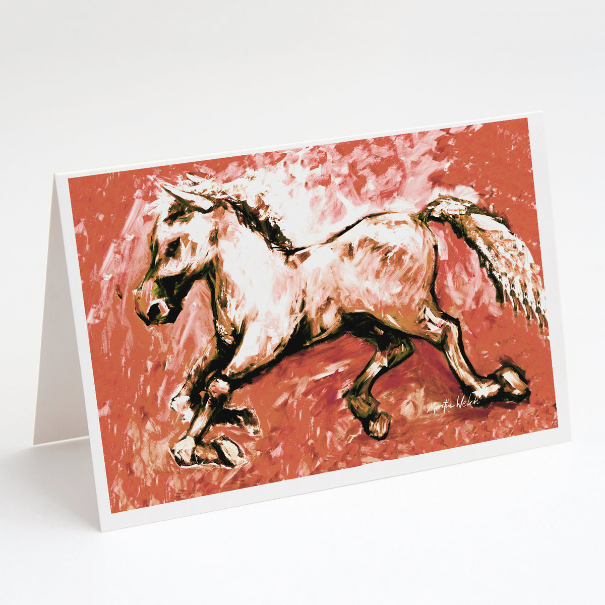 Buy this Shadow the Horse in Red Greeting Cards Pack of 8