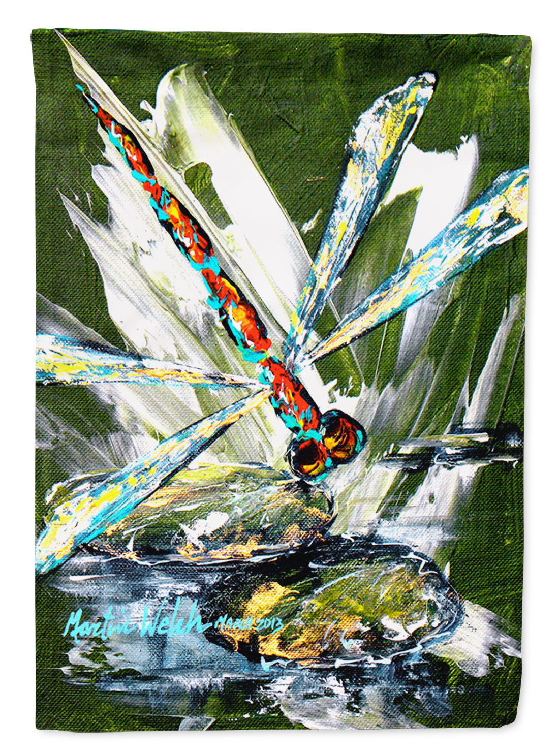Bug Eye Dragonfly Flag Garden Size MW1182GF  the-store.com.