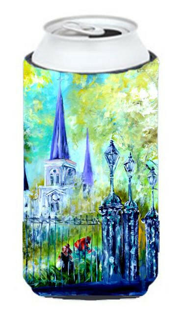 Across the Square St Louis Cathedral Tall Boy Beverage Insulator Hugger MW1183TBC by Caroline's Treasures