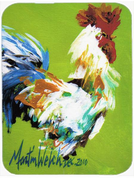 Boss Rooster Glass Cutting Board Large MW1188LCB by Caroline&#39;s Treasures