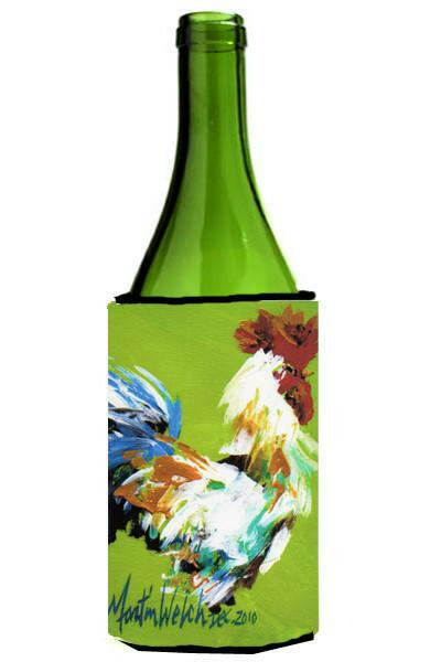 Boss Rooster Wine Bottle Beverage Insulator Hugger MW1188LITERK by Caroline's Treasures