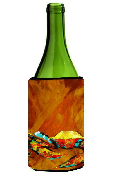 Caramel Coated Crab Wine Bottle Beverage Insulator Hugger MW1190LITERK by Caroline&#39;s Treasures