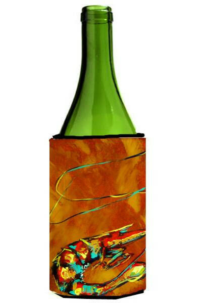 Caramel Corn Shrimp Wine Bottle Beverage Insulator Hugger MW1191LITERK by Caroline&#39;s Treasures