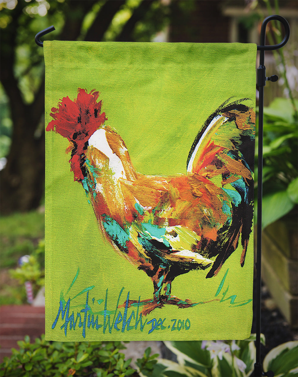 Cockadoo Rooster Flag Garden Size MW1192GF  the-store.com.