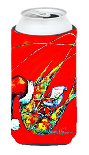 Happy Holidays Shrimp Tall Boy Beverage Insulator Hugger MW1197TBC by Caroline&#39;s Treasures