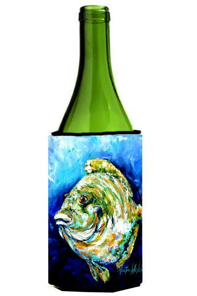 Lucky Blue Gill Fish Wine Bottle Beverage Insulator Hugger MW1199LITERK by Caroline&#39;s Treasures