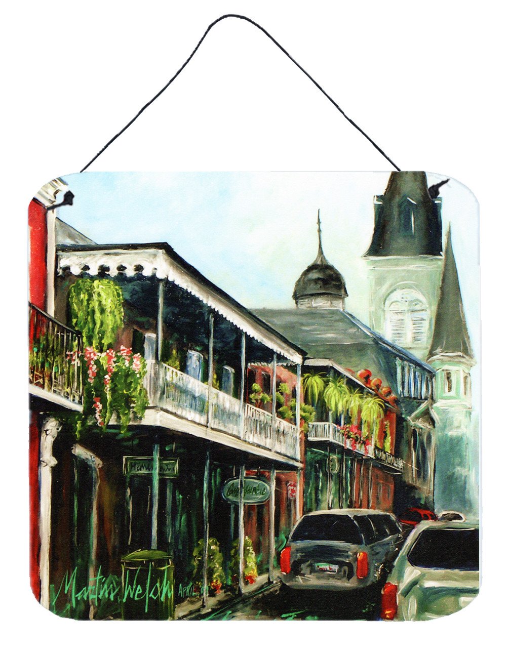St Louis Cathedral Wall or Door Hanging Prints MW1201DS66 by Caroline&#39;s Treasures