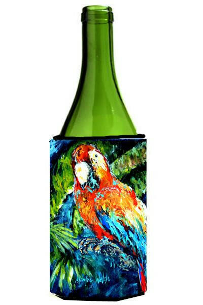 Yo Yo Mama Parrot Wine Bottle Beverage Insulator Hugger MW1204LITERK by Caroline&#39;s Treasures