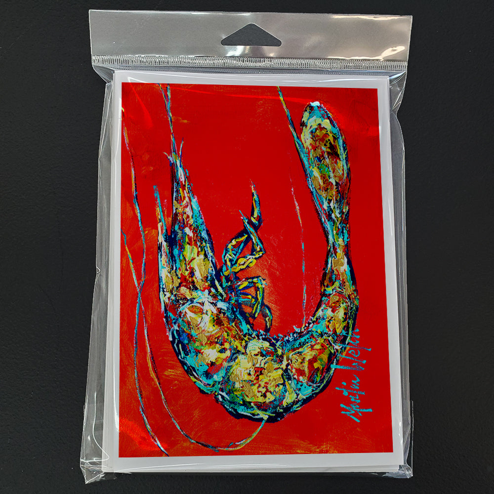 Shrimp Boil Greeting Cards Pack of 8
