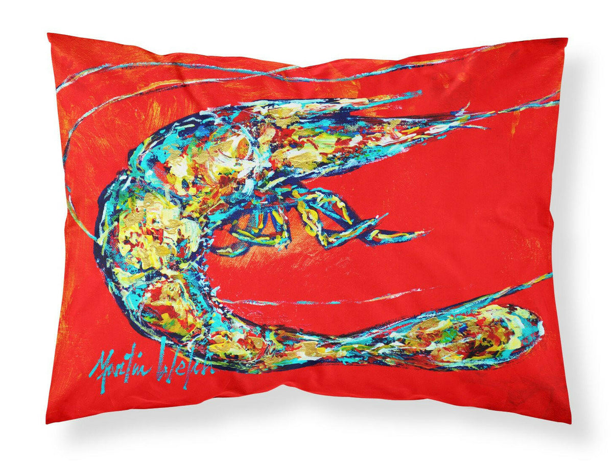 Shrimp Boil Fabric Standard Pillowcase MW1207PILLOWCASE by Caroline&#39;s Treasures