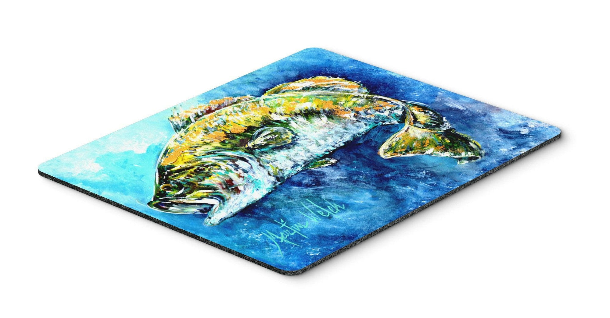 Bobby the Best Bass Mouse Pad, Hot Pad or Trivet MW1220MP by Caroline's Treasures