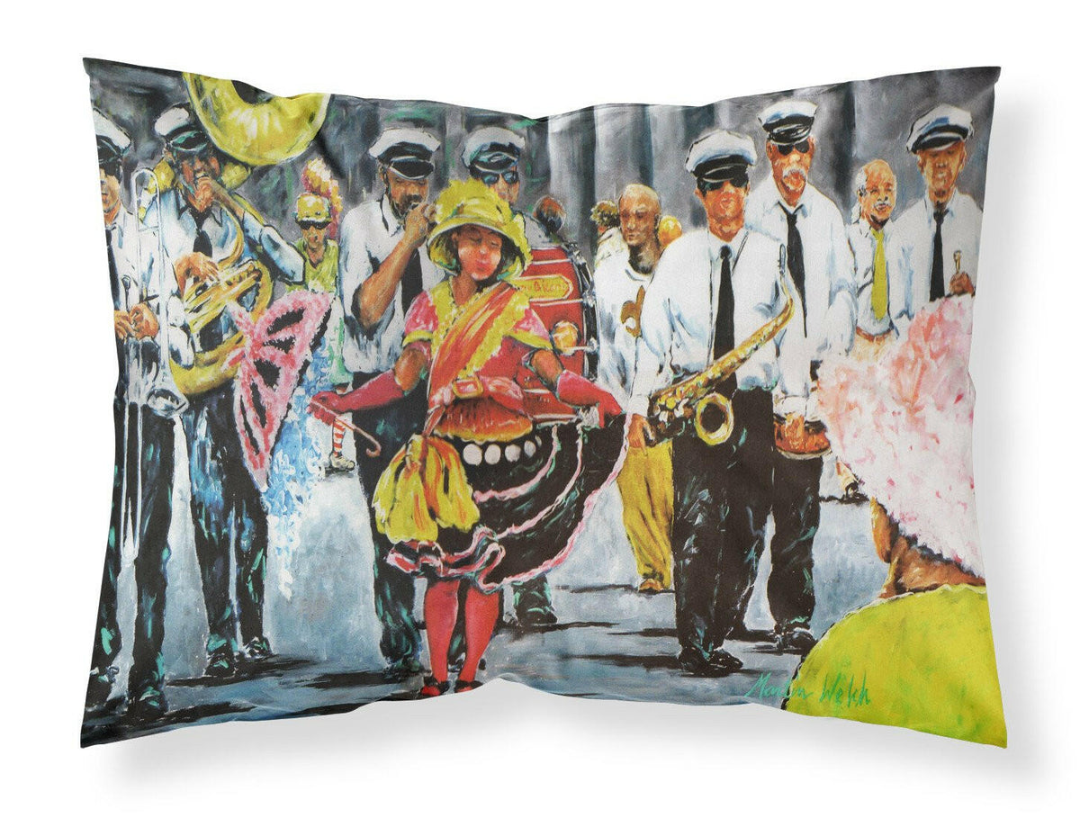 Dancing in the Streets Mardi Gras Fabric Standard Pillowcase MW1224PILLOWCASE by Caroline&#39;s Treasures