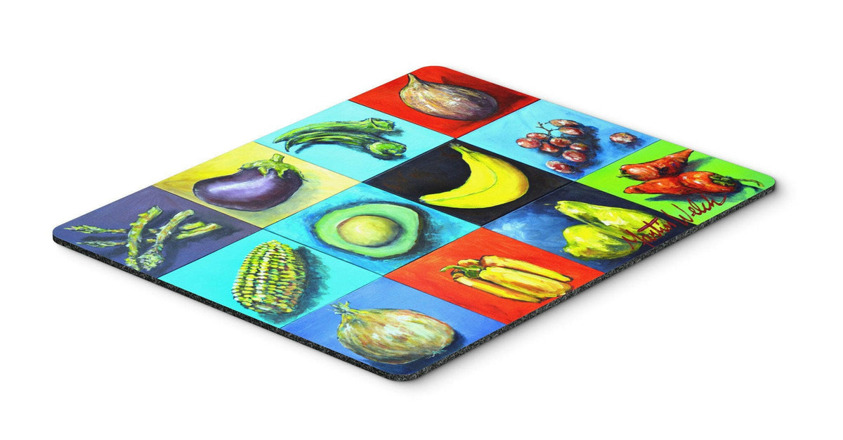 Mixed Fruits and Vegetables Mouse Pad, Hot Pad or Trivet MW1227MP by Caroline&#39;s Treasures
