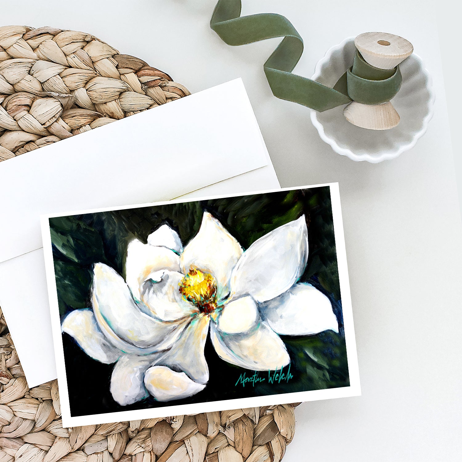 Buy this Sweet Magnolia Greeting Cards Pack of 8