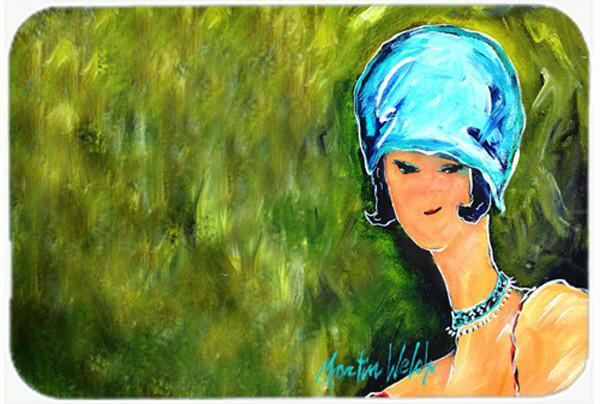 Caroline's Treasures Young Voncile Still in High School Glass Cutting Boards – Durable, Decorative Kitchen Art Large MW1237LCB