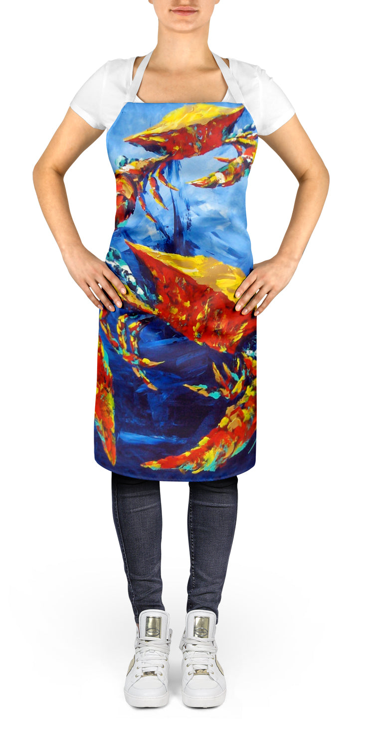 Caroline's Treasures Puddle O' Two Crabs Apron – Artist-Designed Kitchen, BBQ & Craft Apron MW1253APRON