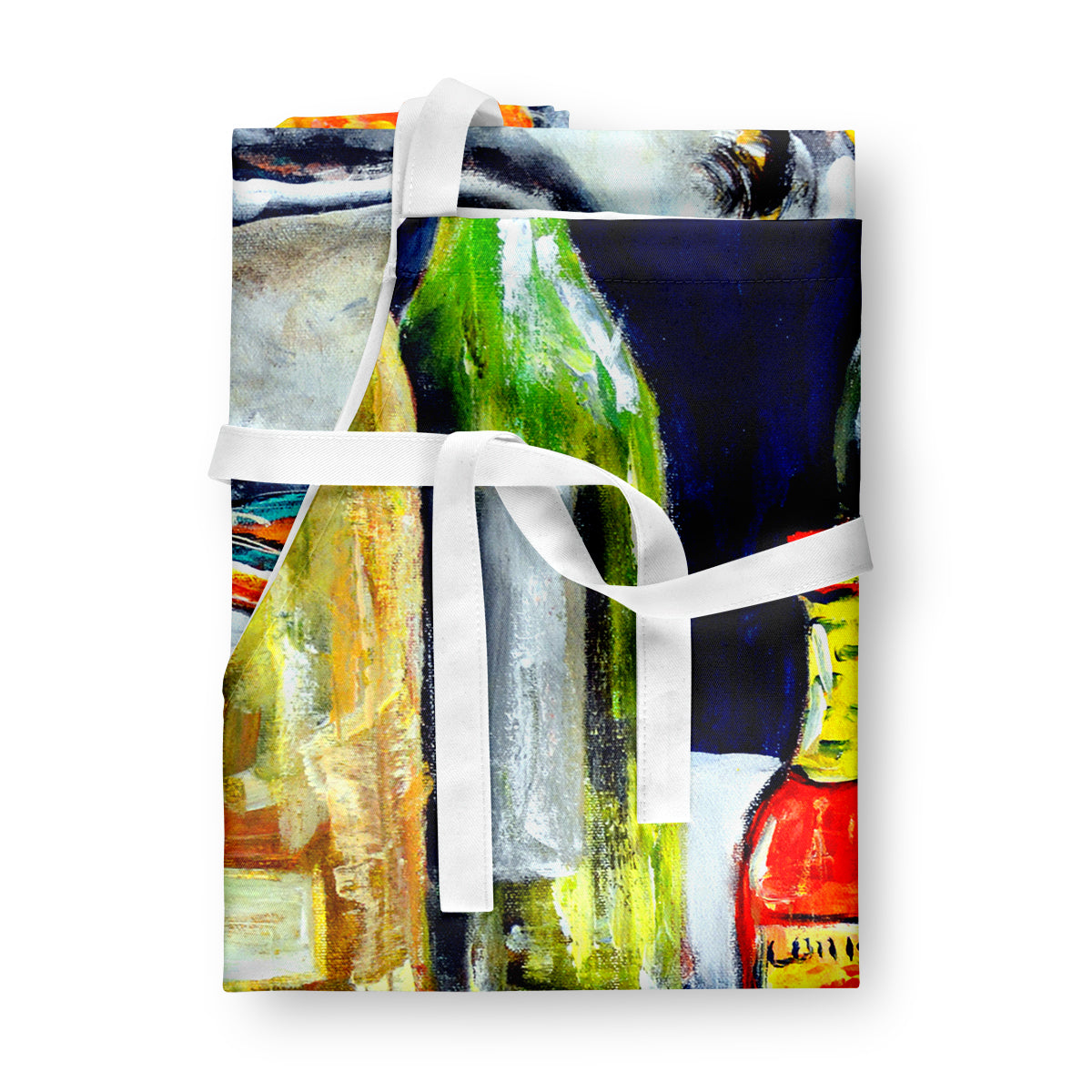 Caroline's Treasures Sit a Spell Seafood Crab boil Apron – Artist-Designed Kitchen, BBQ & Craft Apron MW1257APRON