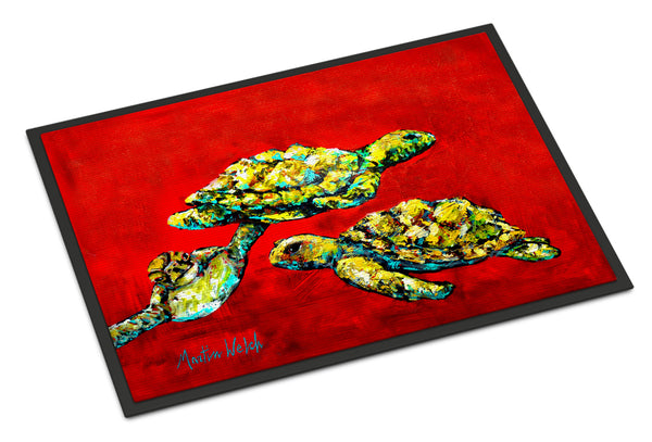 Drifting Home Turtles Indoor or Outdoor Mat 18x27 MW1274MAT - the-store.com