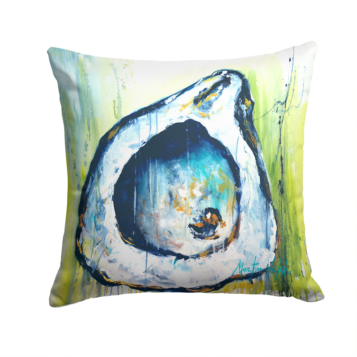 Blue Rock Oyster Fabric Decorative Pillow MW1308PW1414 - the-store.com