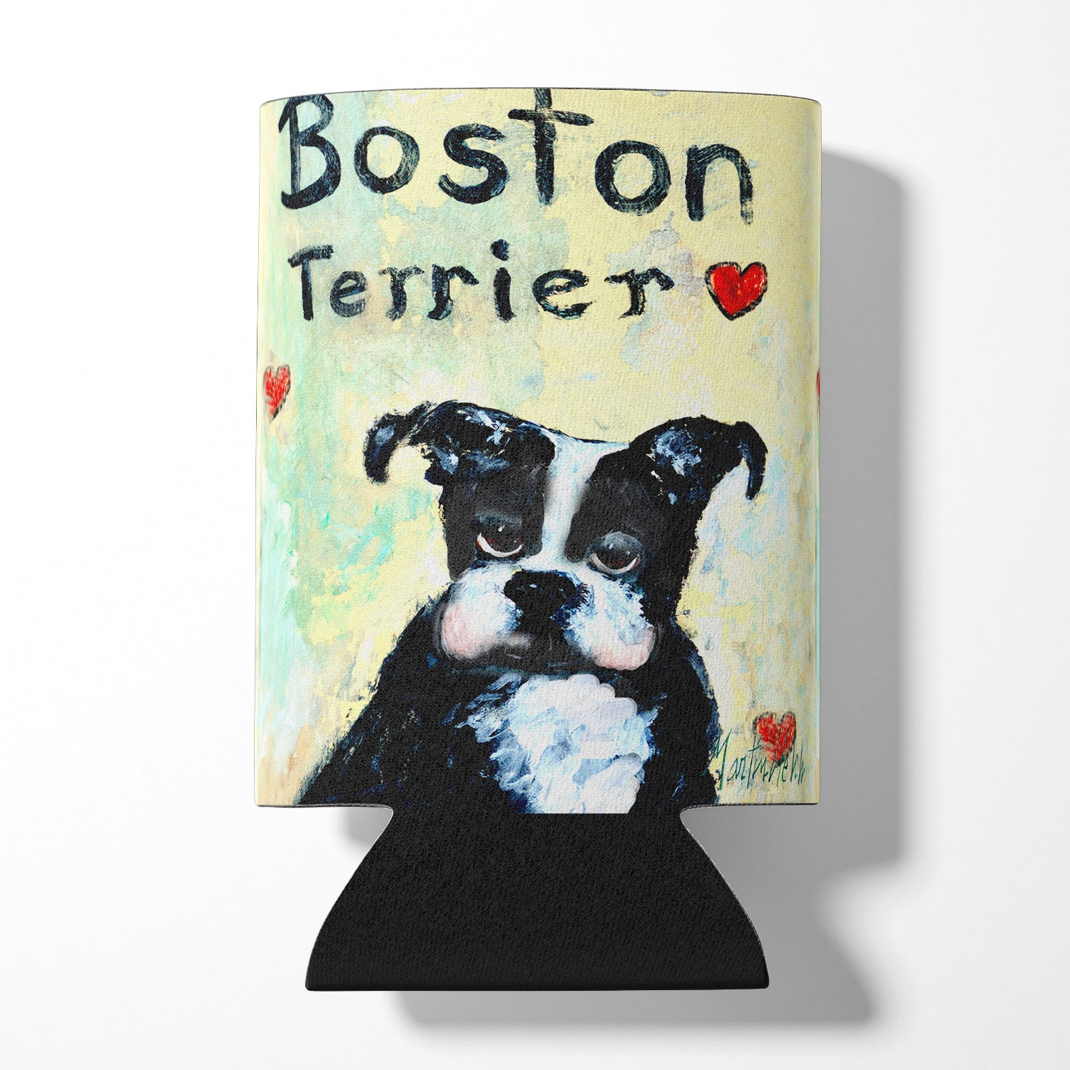 Boston Terrier Where's my Bibb Can or Bottle Hugger MW1316CC  the-store.com.