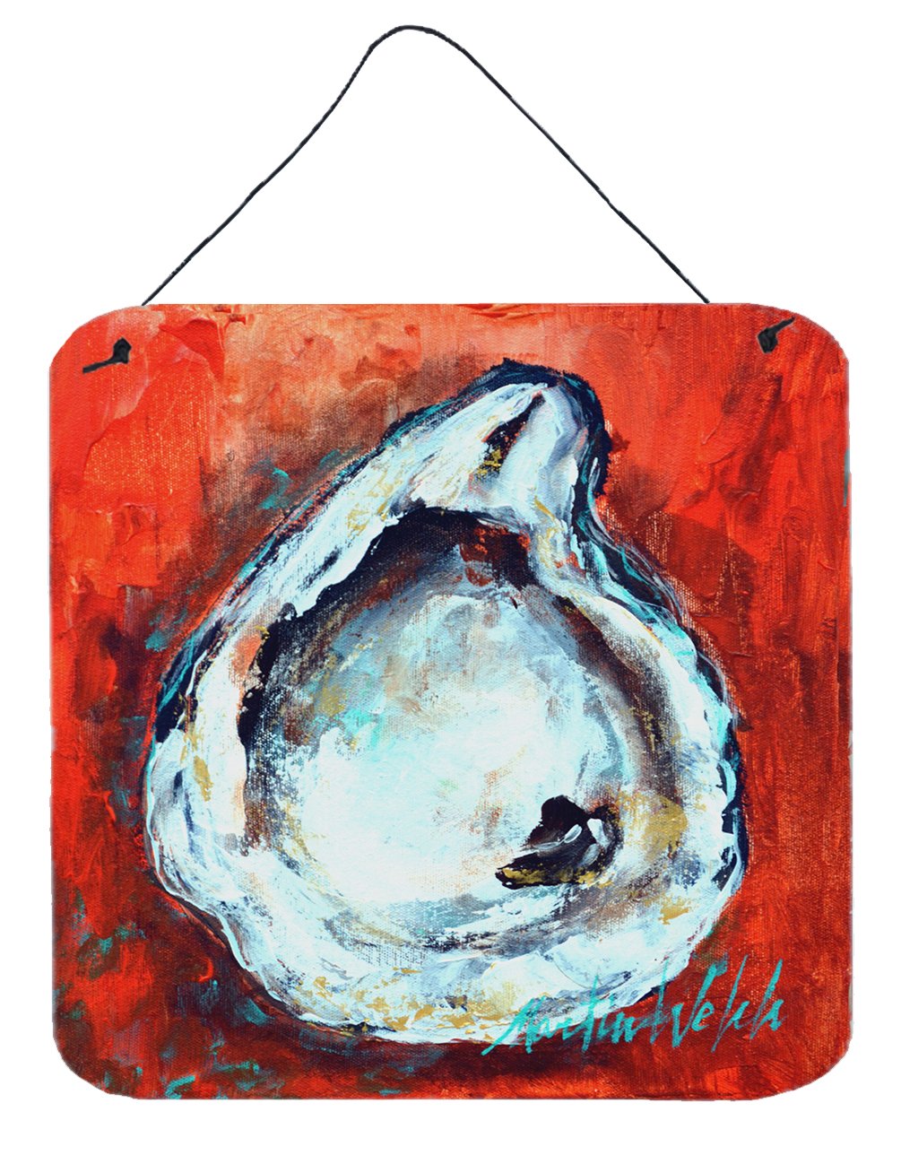 Char Broiled Oyster Wall or Door Hanging Prints MW1321DS66 by Caroline&#39;s Treasures