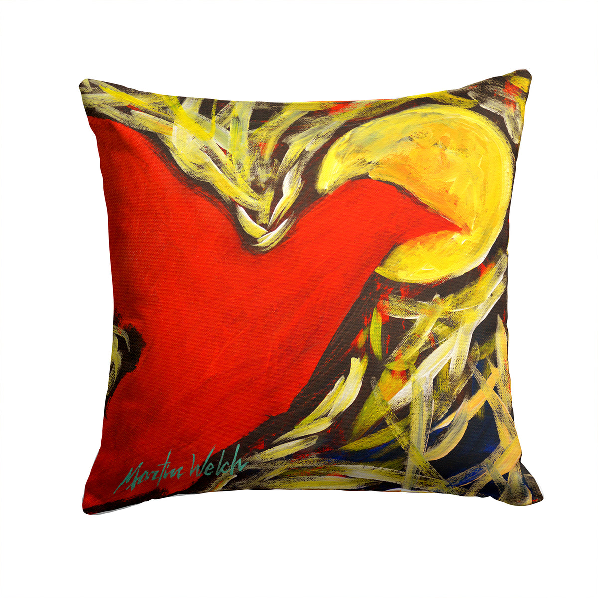 Crow at Midnight Fabric Decorative Pillow MW1323PW1414 - the-store.com