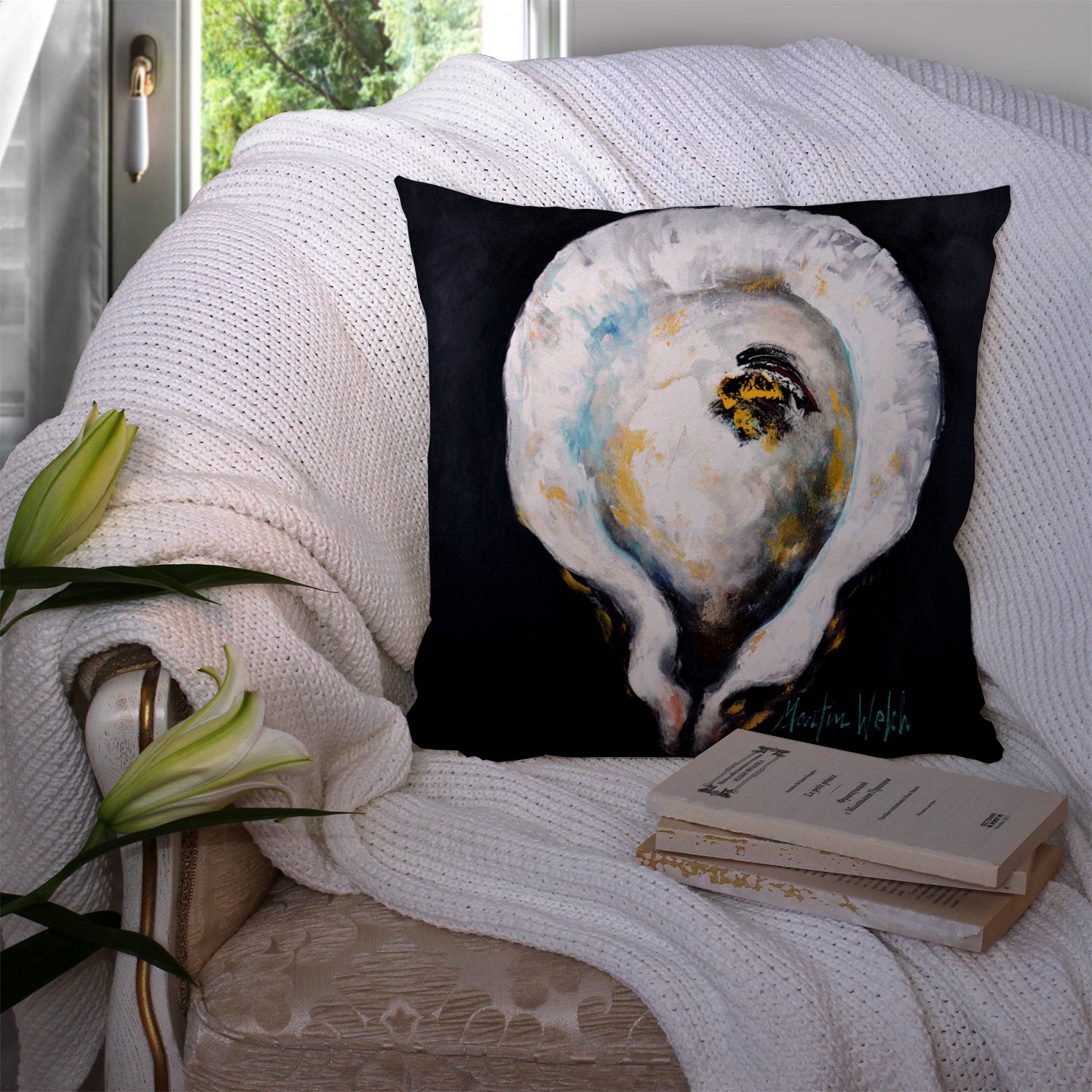 Oyster Eye Five Fabric Decorative Pillow MW1327PW1414 - the-store.com