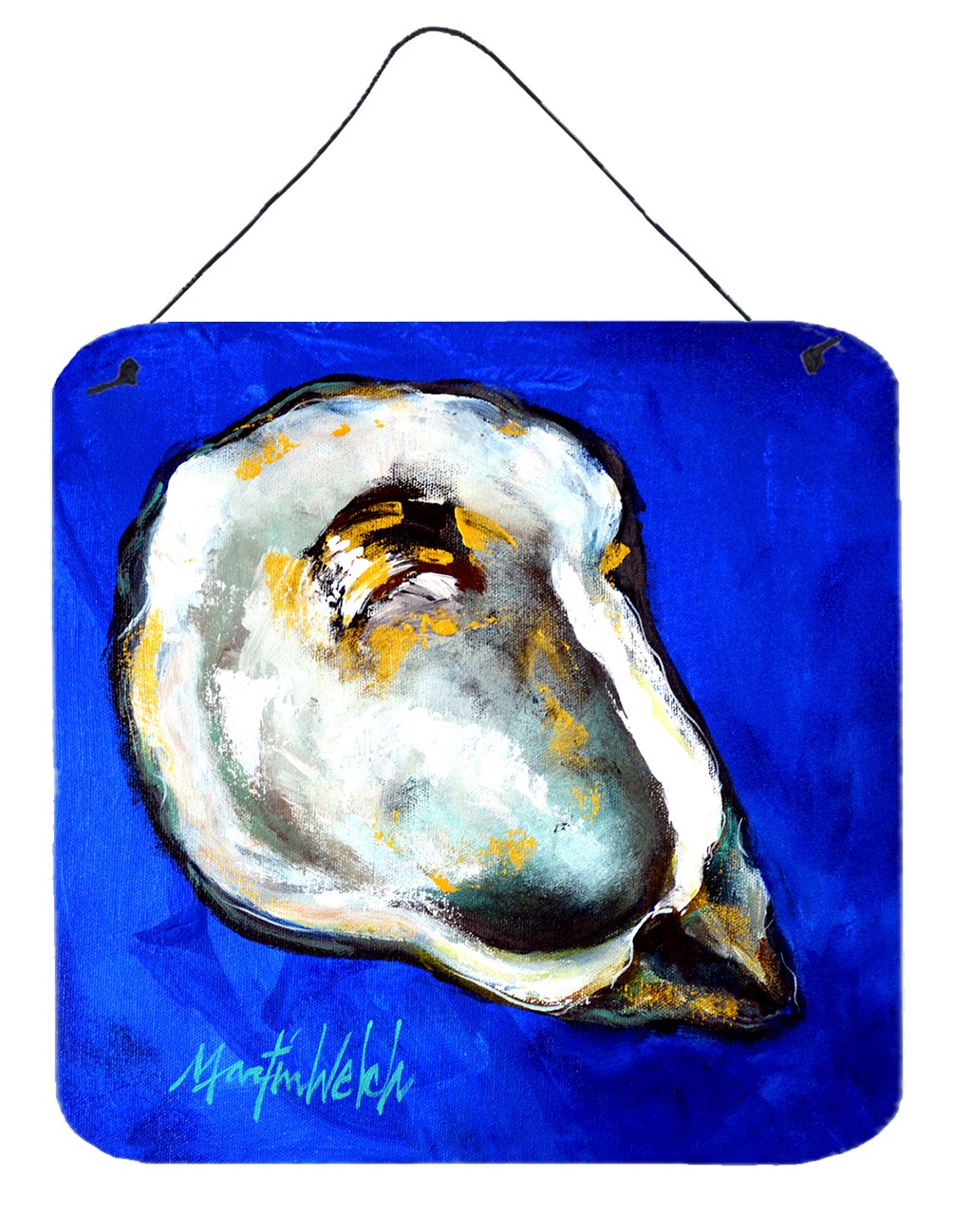 Oyster Gray Shell Wall or Door Hanging Prints MW1329DS66 by Caroline&#39;s Treasures