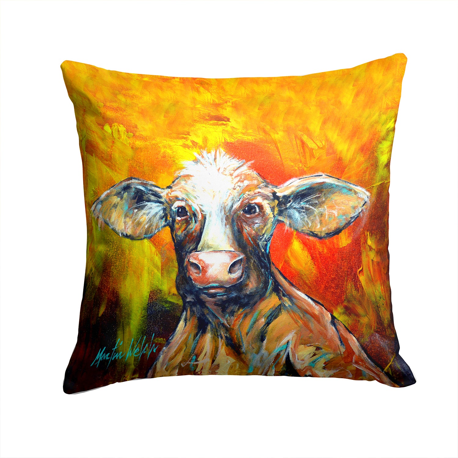 Happy Cow Fabric Decorative Pillow MW1331PW1414 - the-store.com
