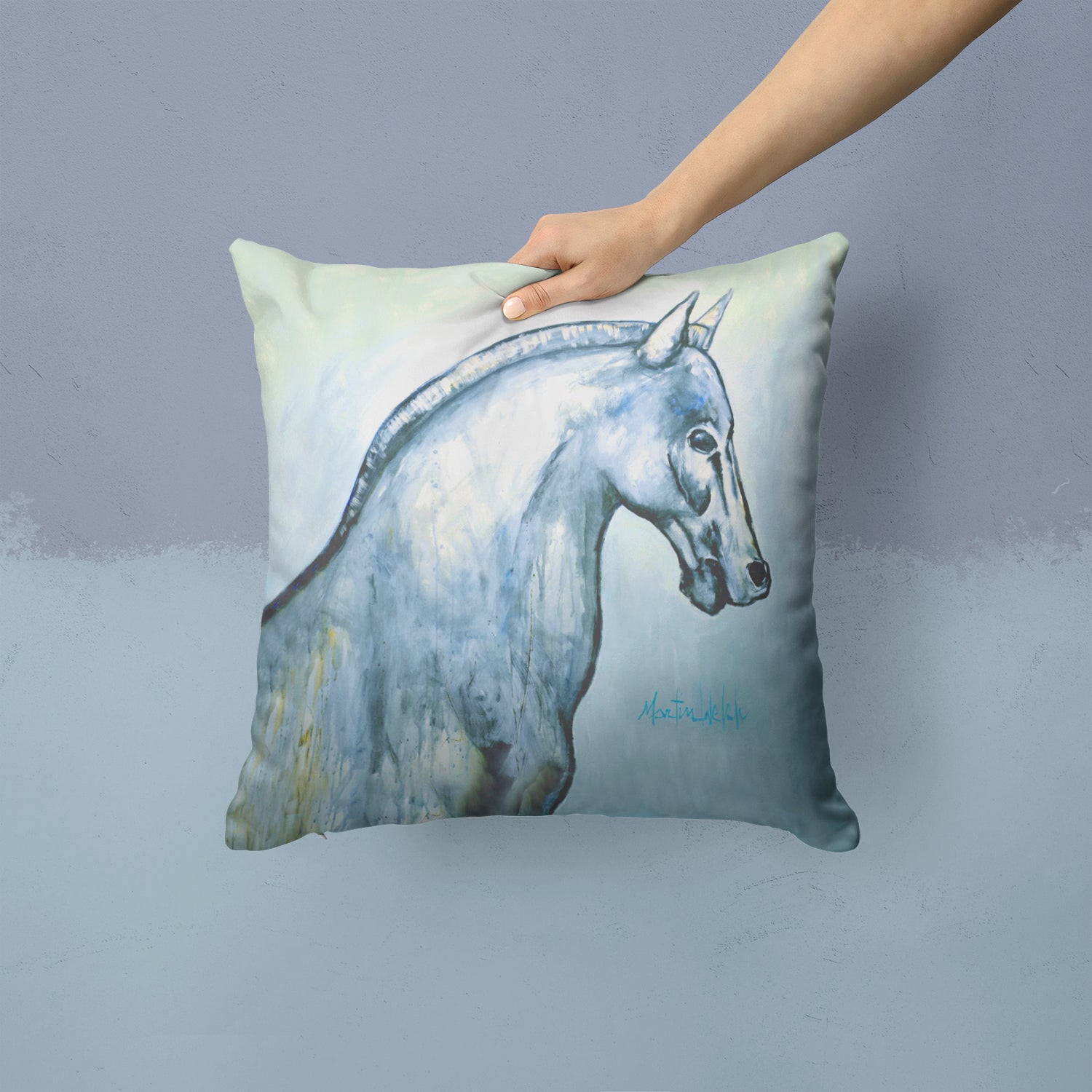 Noble Horse Fabric Decorative Pillow MW1342PW1414 - the-store.com