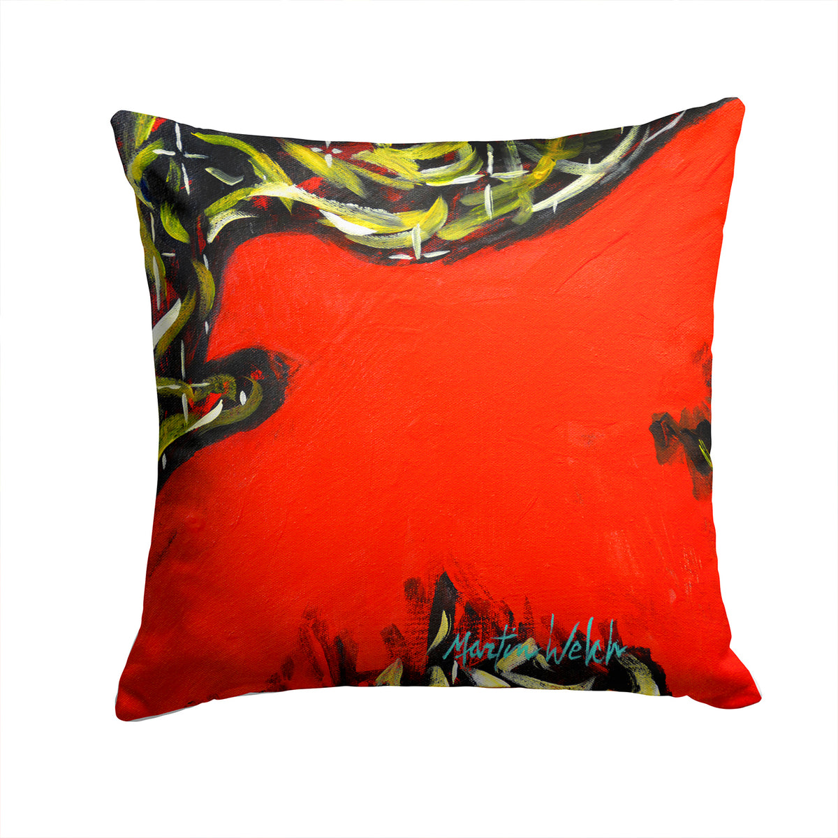 Scared Crow Fabric Decorative Pillow MW1348PW1414 - the-store.com