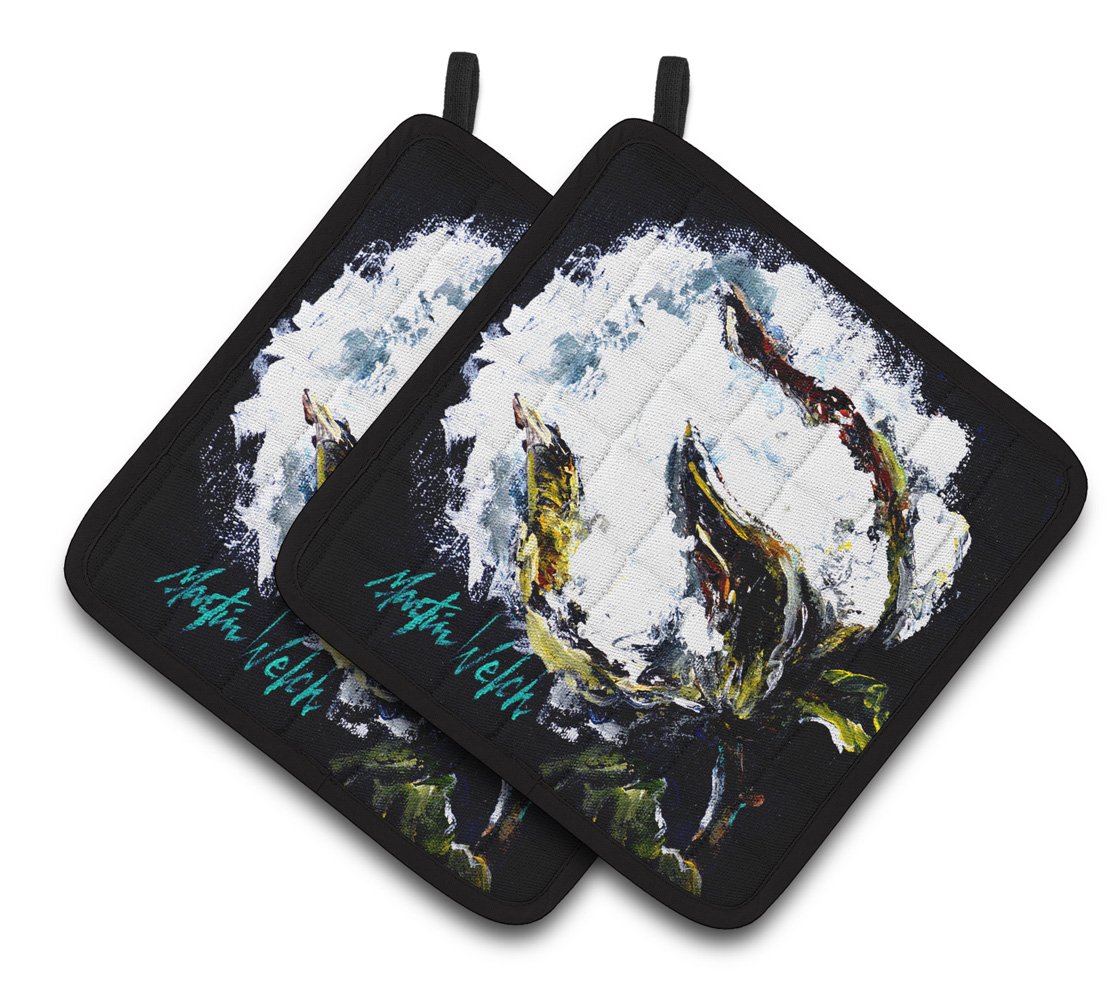 That Boll Cotton Pair of Pot Holders MW1353PTHD by Caroline&#39;s Treasures