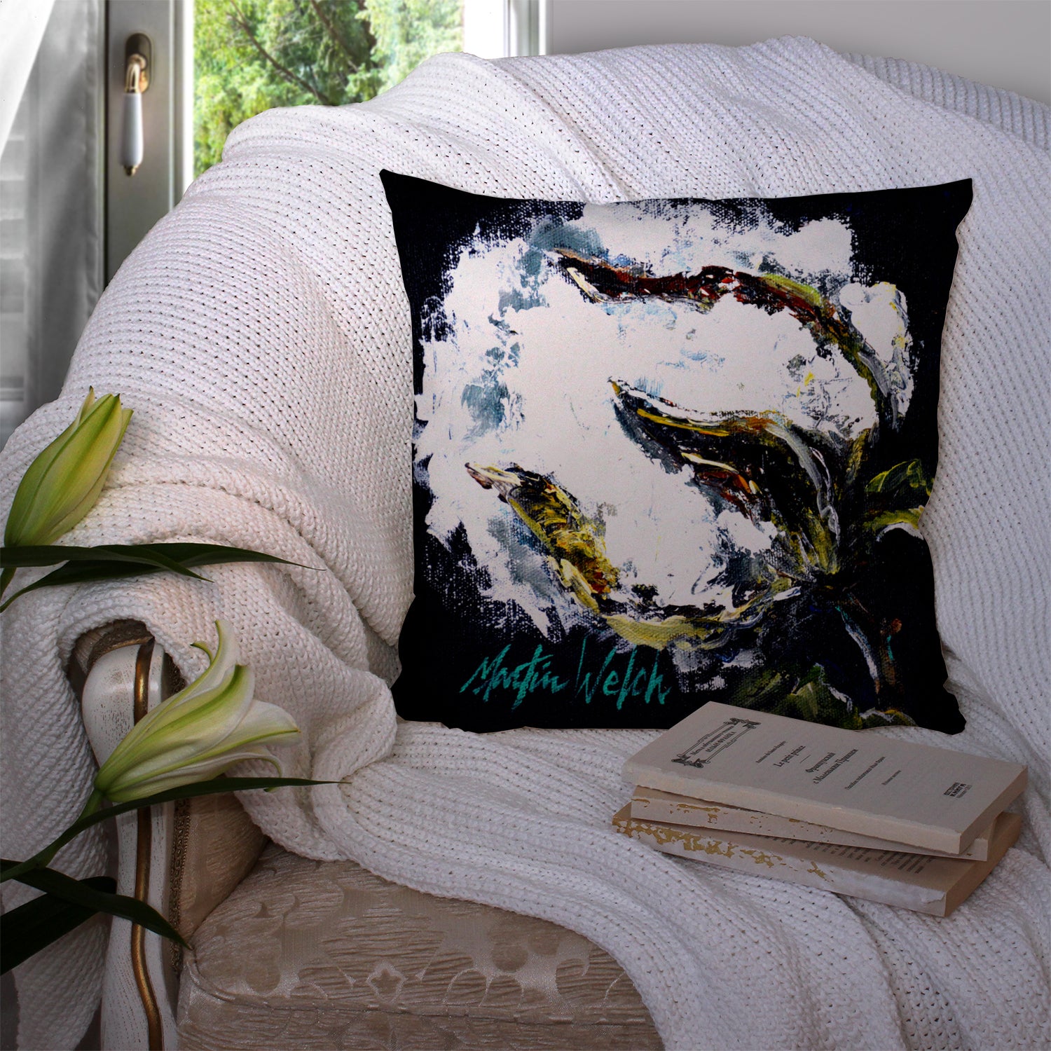 That Boll Cotton Fabric Decorative Pillow MW1353PW1414 - the-store.com