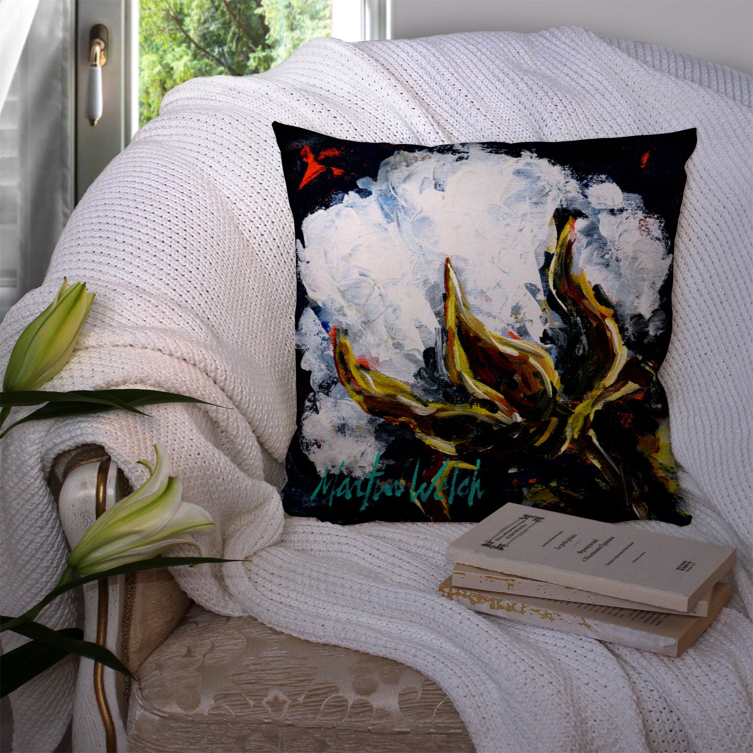 This Boll Cotton Fabric Decorative Pillow MW1356PW1414 - the-store.com