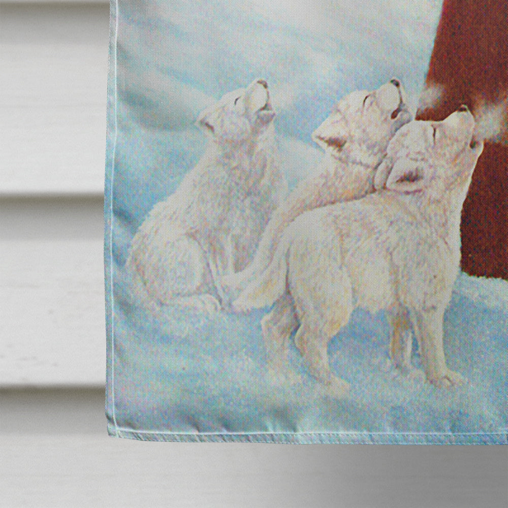 A Spirit of Harmony Santa Claus Flag Canvas House Size PJC1002CHF  the-store.com.