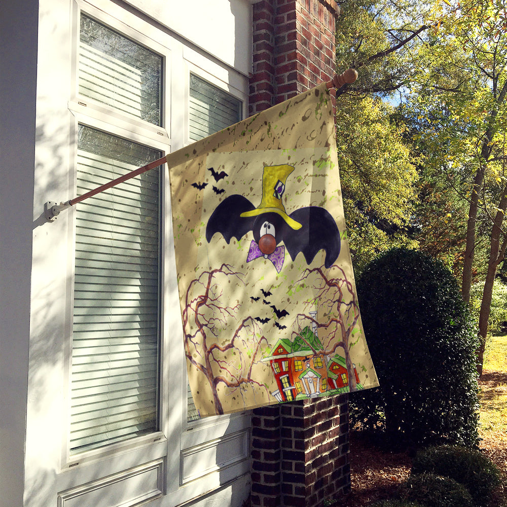 Bat Crazy Halloween Flag Canvas House Size PJC1003CHF